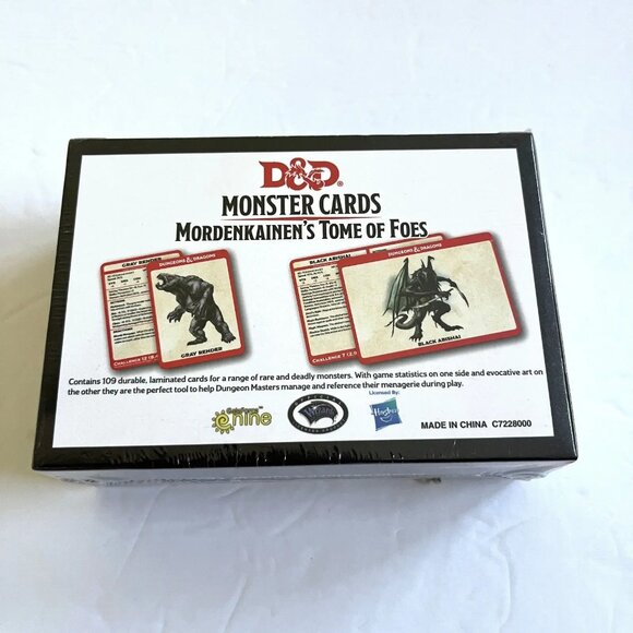 Dungeons and Dragons D&D RPG RPG Monster Card Set Mordenkainen's Tome of Foes E3 - Picture 3 of 6